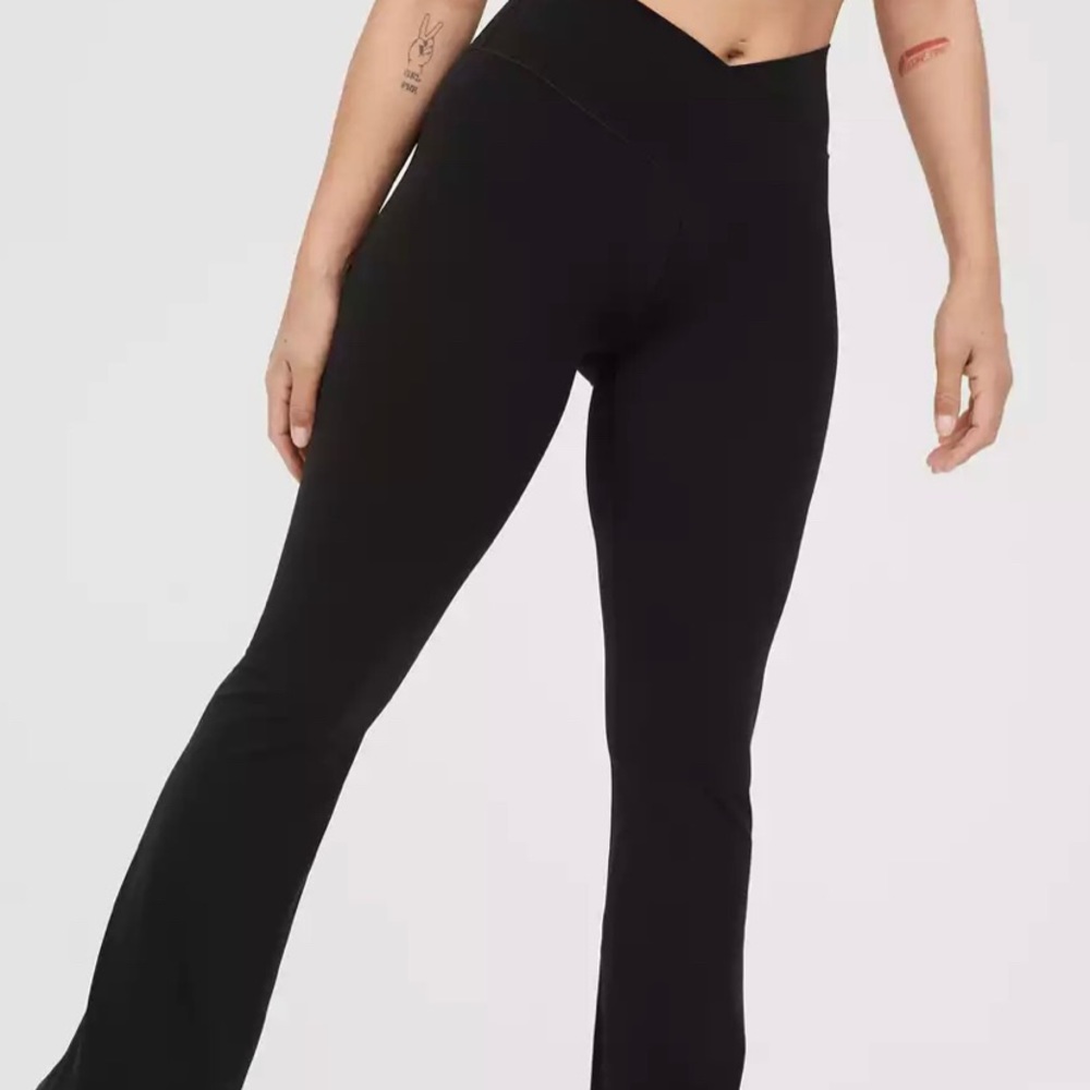 OFFLINE By Aerie Real Me High Waisted Crossover Flare Legging
